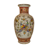 Vase décors asiatique oiseaux
