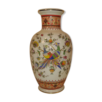 Vase Asian bird decorations