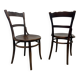 Set of 2 dining chairs by J&J Kohn