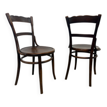 Set of 2 dining chairs by J&J Kohn