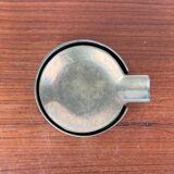 Stackable Austrian brass ashtrays in mid-century style, 1960, set of 5.