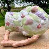 Vintage fruit flower slush water pitcher