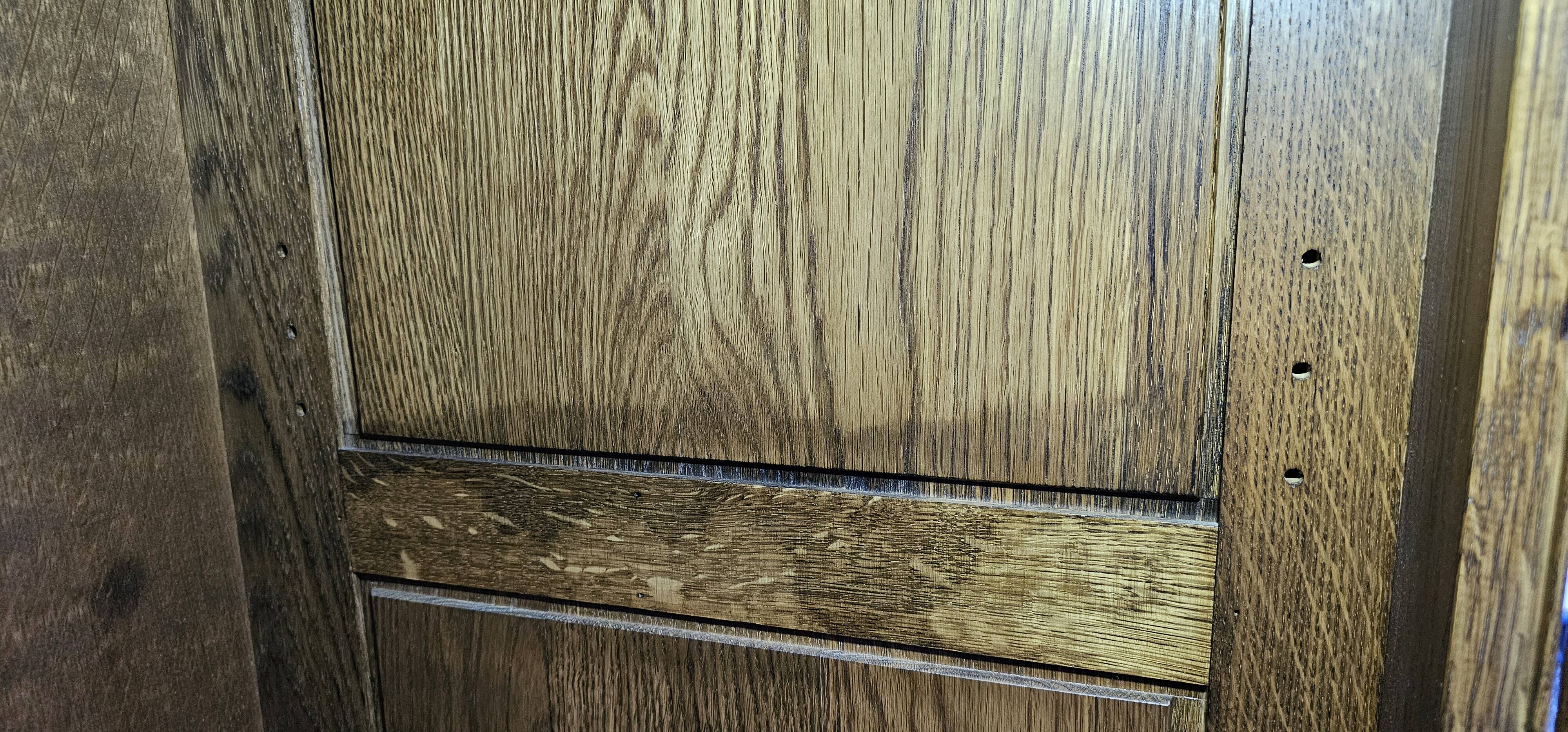 Oak wardrobe - wardrobe