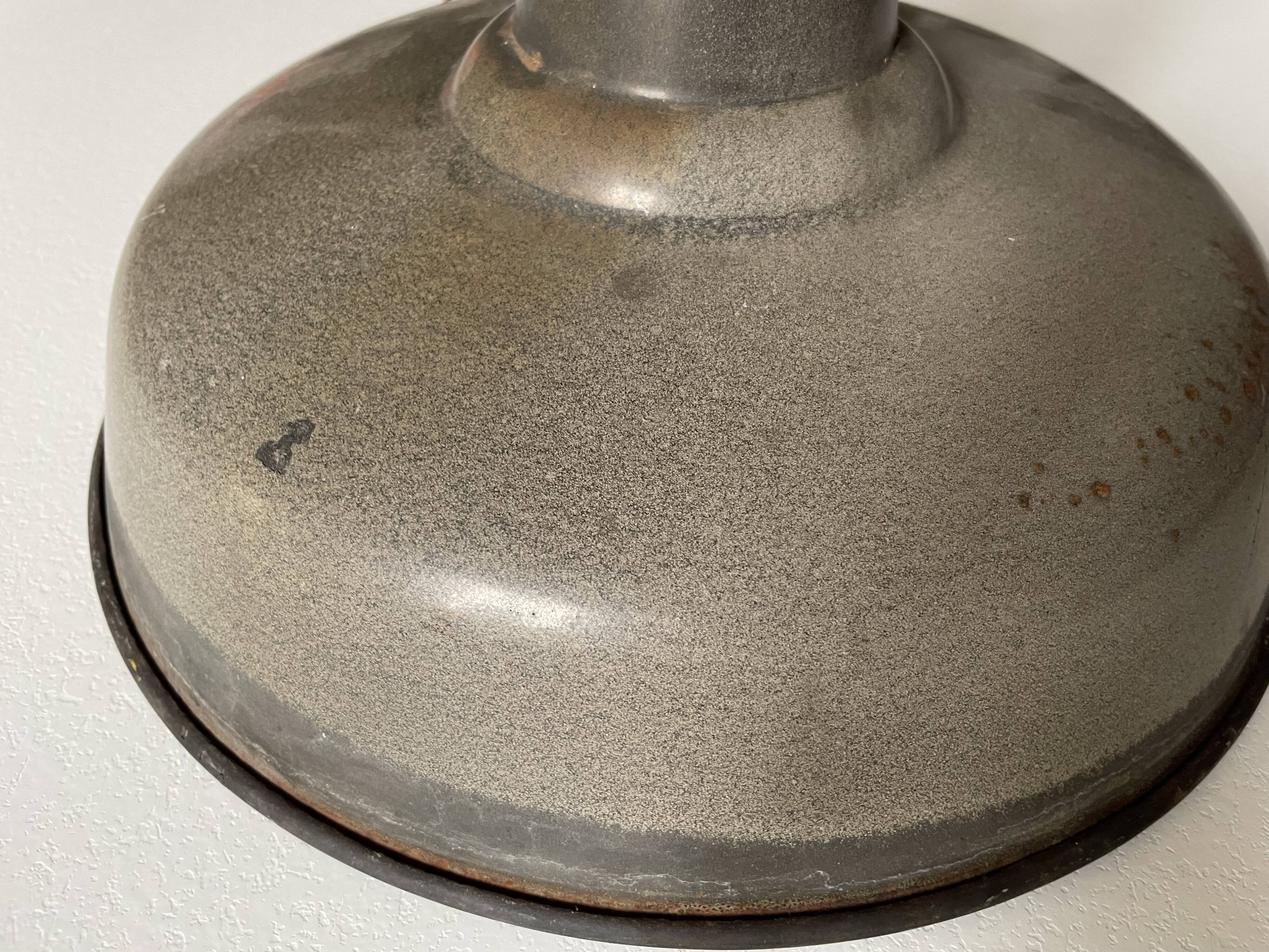 Industrial pendant light from the 50s