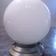 Old ceiling lamp/wall lamp white opaline globe Ø 15 cm Art Deco 1930 TBE