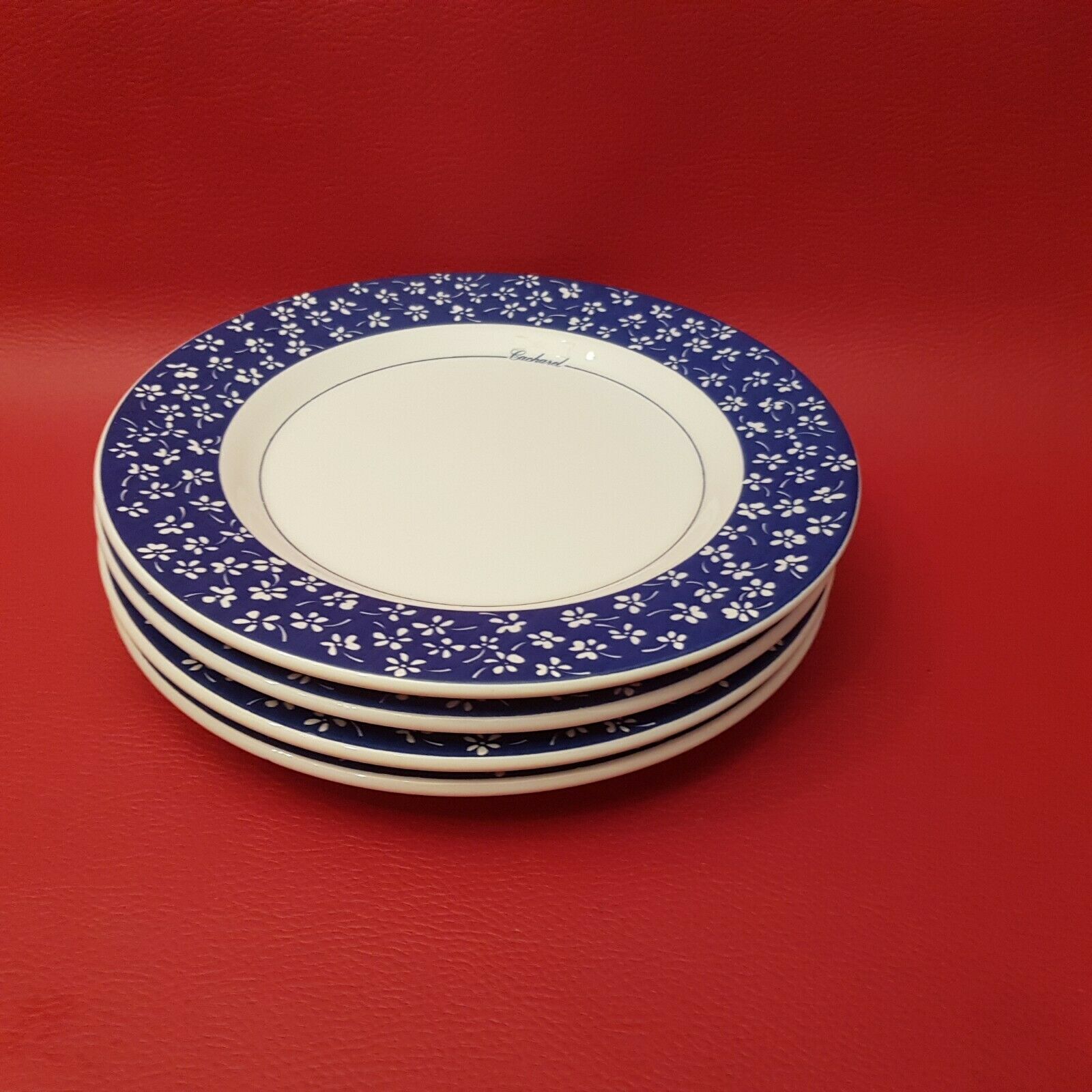 4 plates Cacharel Marc Palluy - 20 cm