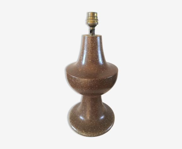 Pied de lampe en grès design années 60 - 70