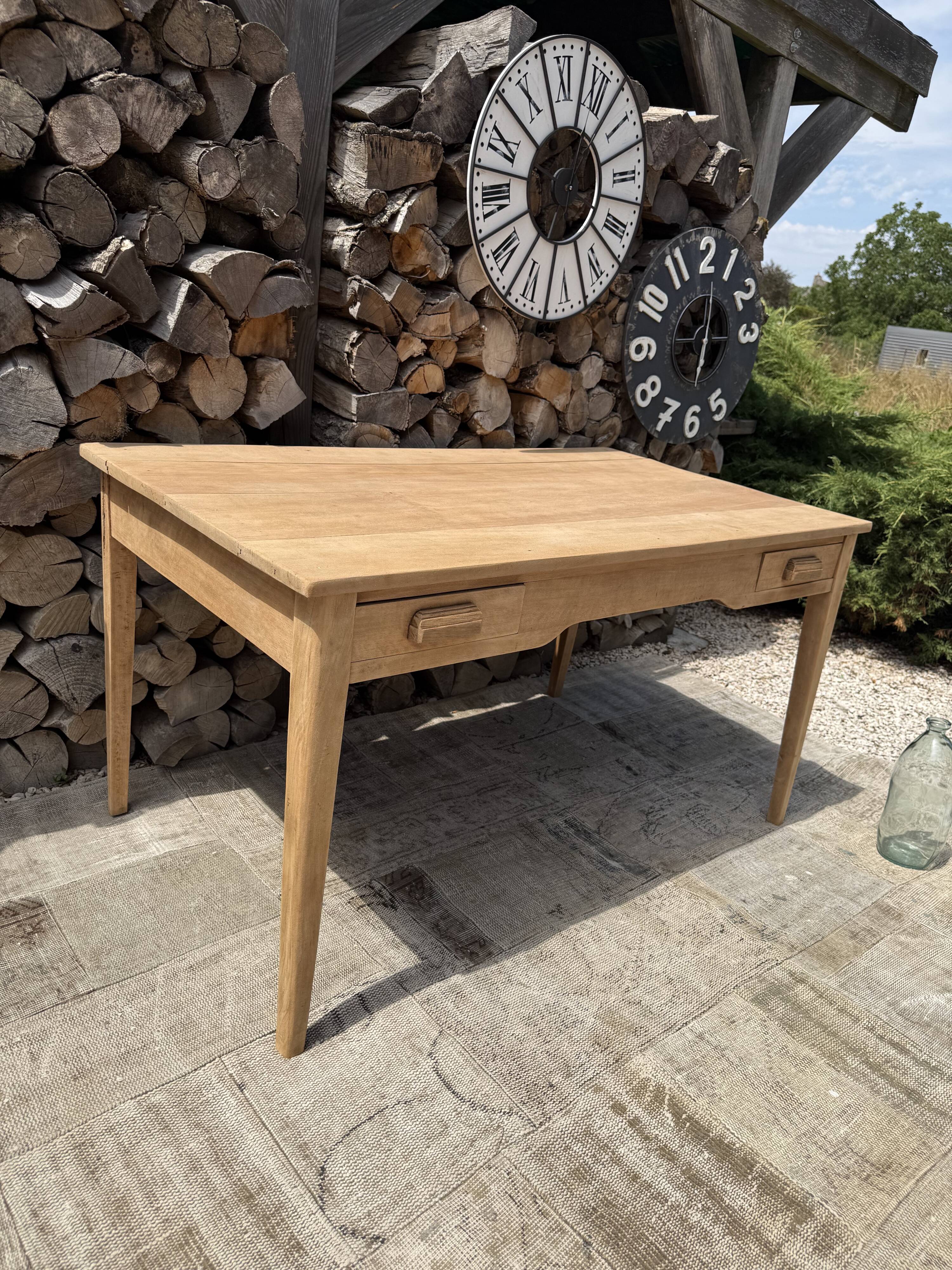 Antique solid desk
