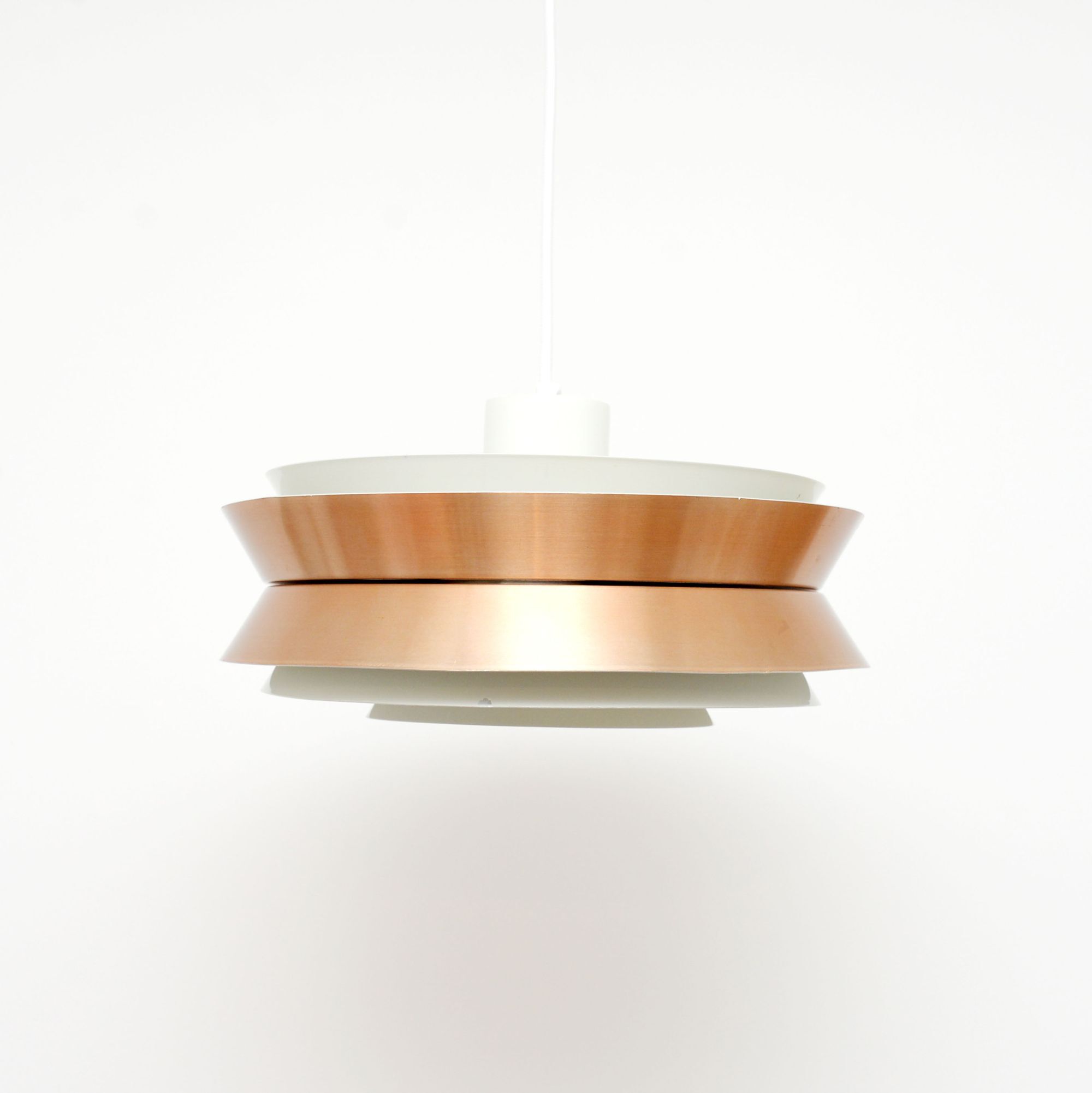 Lampe Trava en cuivre, design de C. Thore, Suède 1963