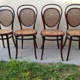 Set of 4 Thonet chairs nr 7 from 1865 ca