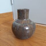Vase en grès émaillé signé