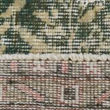 6x8 Vintage Green & Red Oriental Persian Rug, 172x252Cm