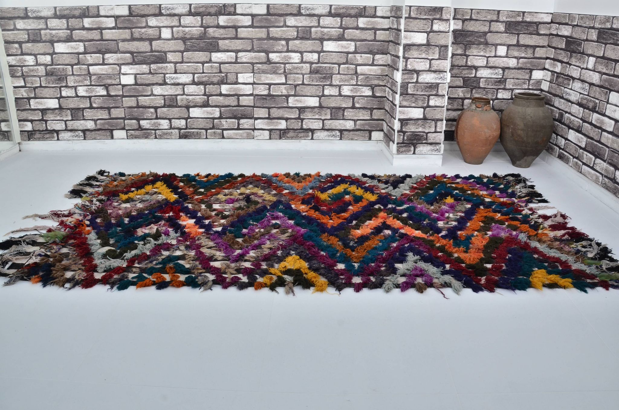 Tribal Oushak Turkish Kilim sku 3079