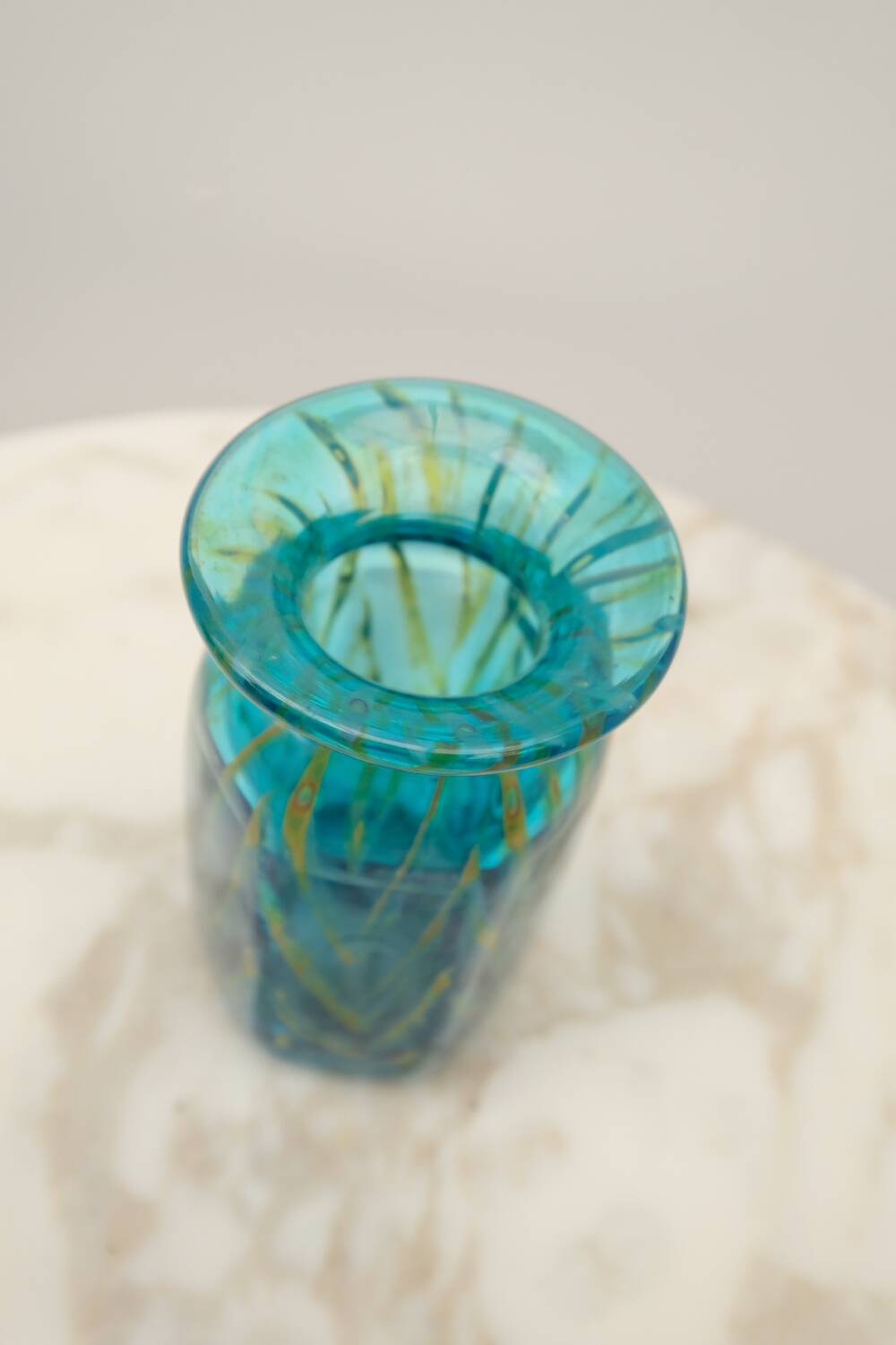 Blown glass vase from mdina