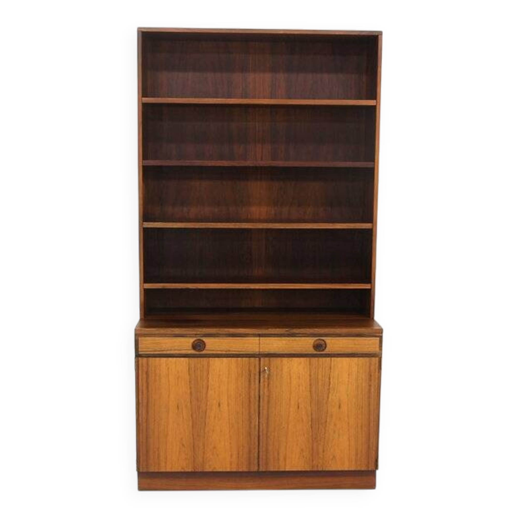 Scandinavian rosewood library "Bonett", Bertil Fridhagen, Sweden