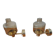 Pair of 60'S brass wall lamps, Hans Agne Jakobsson, model V212A