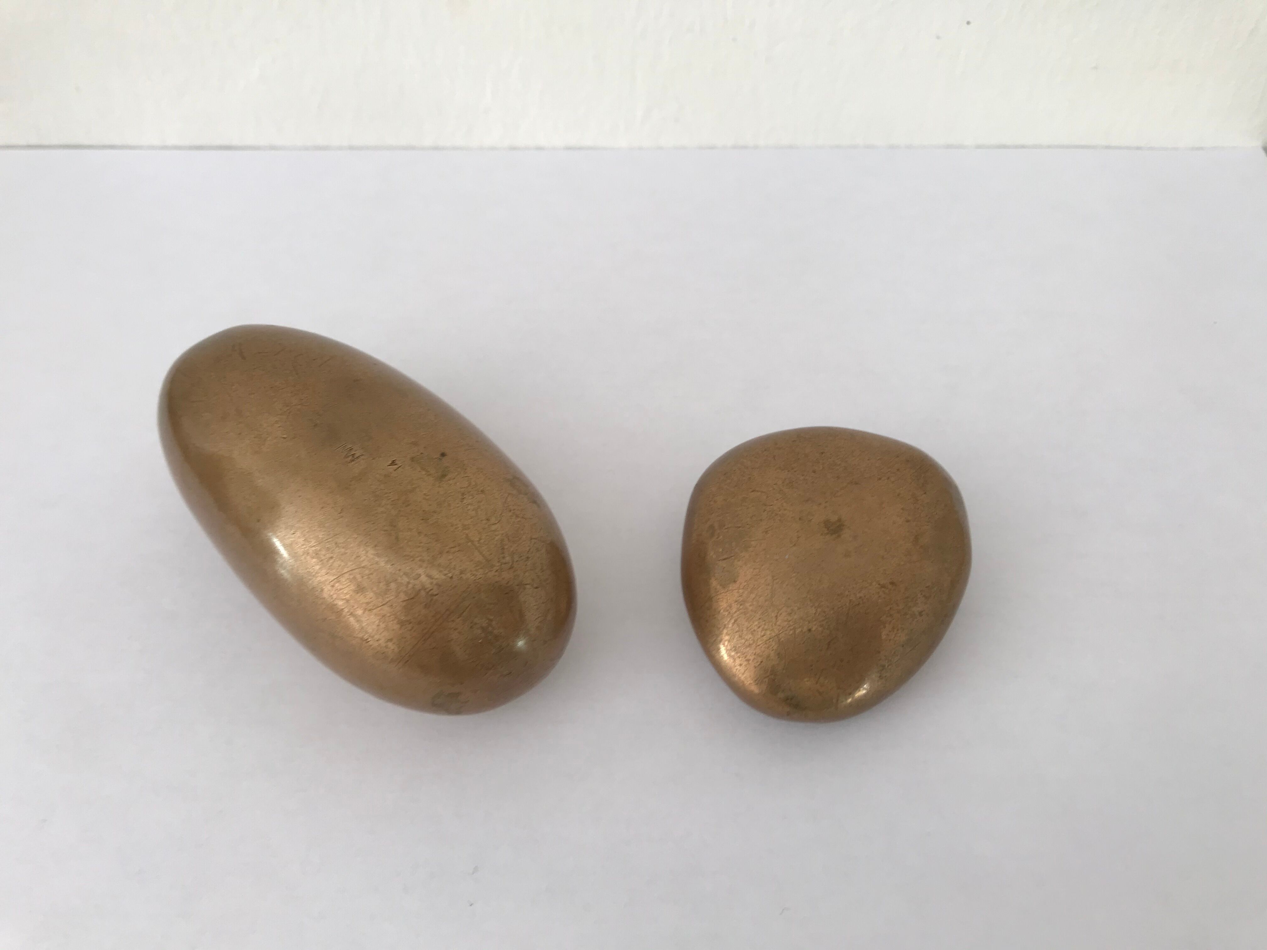 Bronze pebbles by Marjatta Weckström 80s