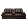 Canapé vintage DS 85 en cuir marron par De Sede 1980