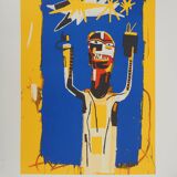 Jean-Michel Basquiat: Welcome Sign, signed lithograph