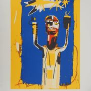 Jean-Michel Basquiat: Welcome Sign, signed lithograph