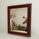 Miroir vintage en bois massif, années 60-70