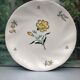 Lots of 6 flat plates model embrun, with floral motifs. Stamped Salins France