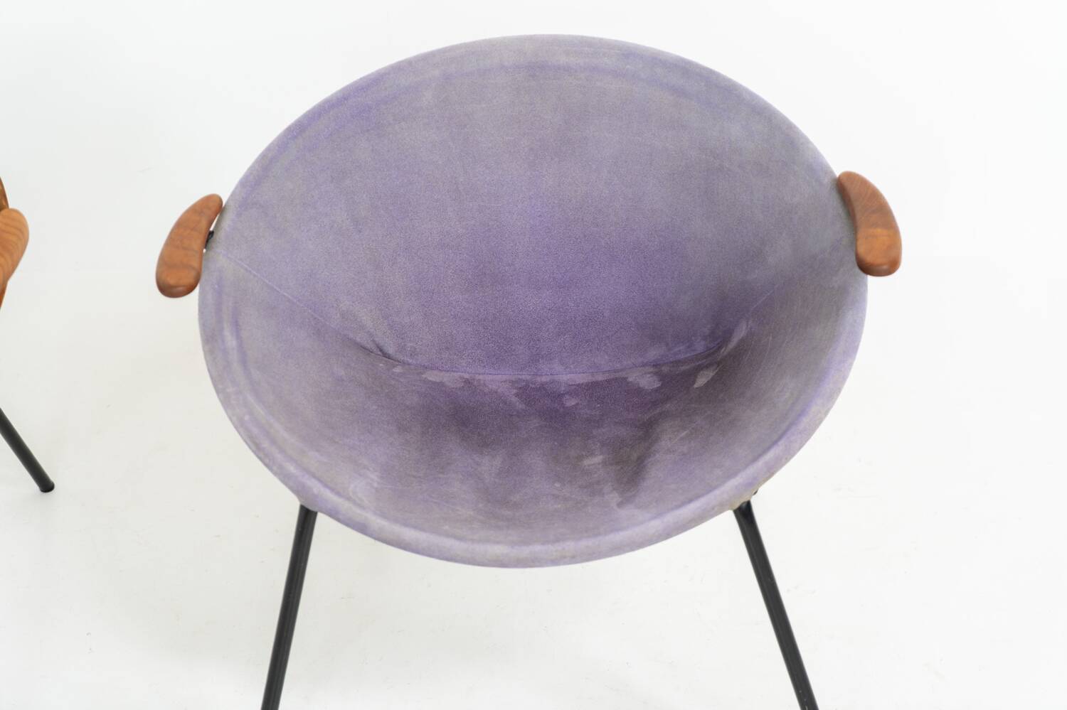 Paire de chaises « Balloon » de Hans Olsen pour Lea Design (Danemark, années 1950).