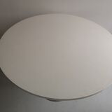 white tulip dining table