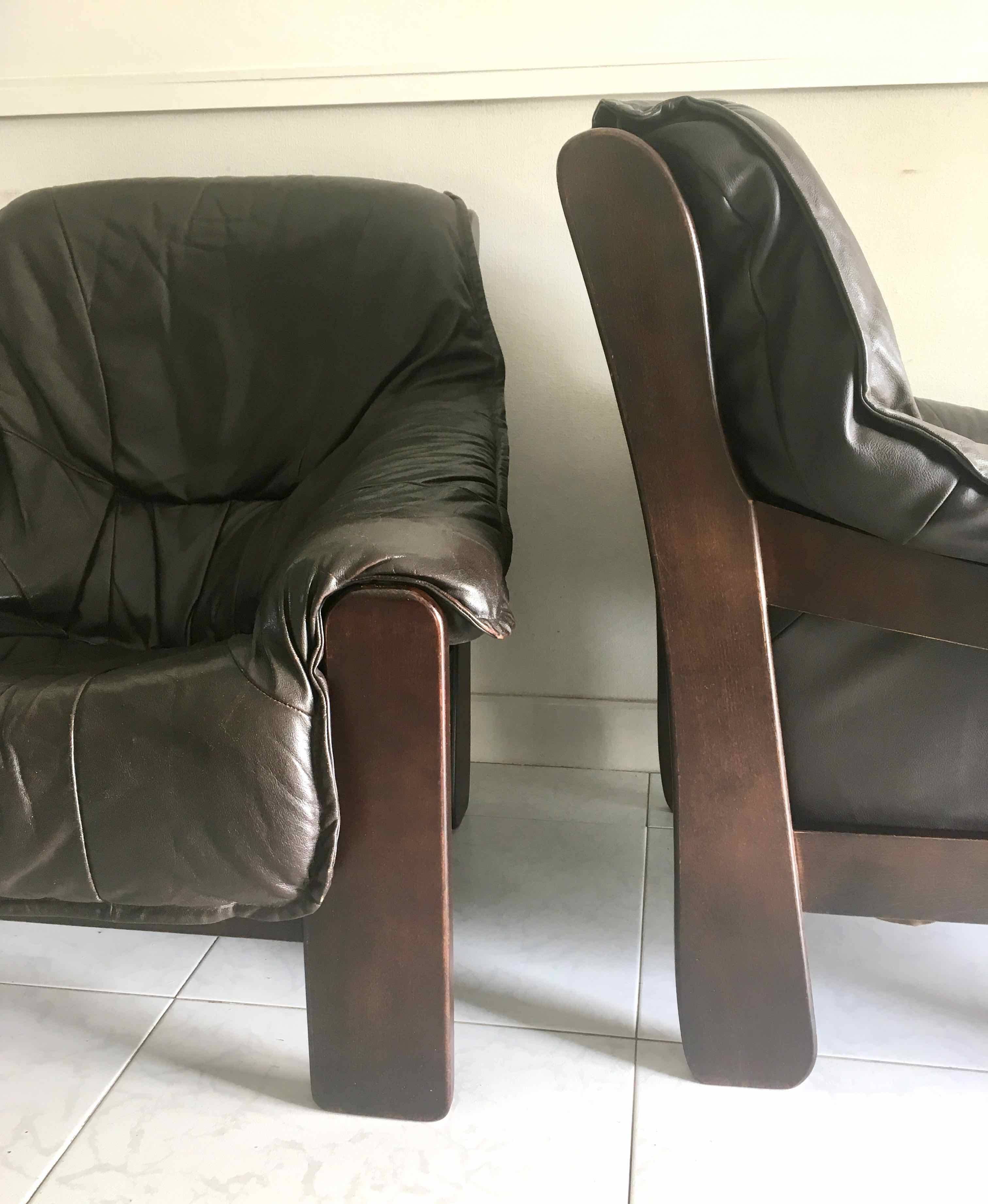 Canapé et fauteuils 1960-70