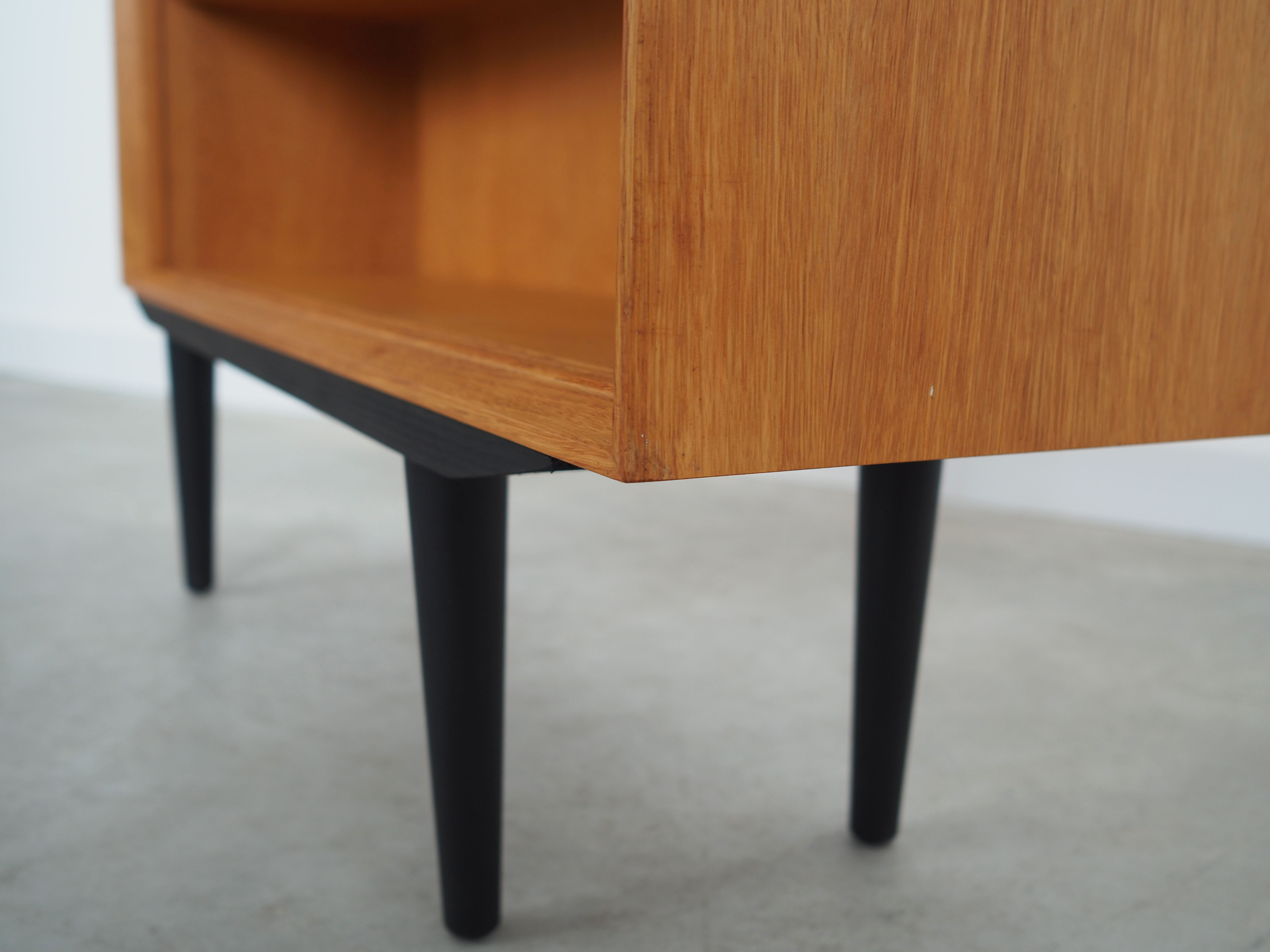 Ash bookcase, Danish design, 1970s, production Denmark