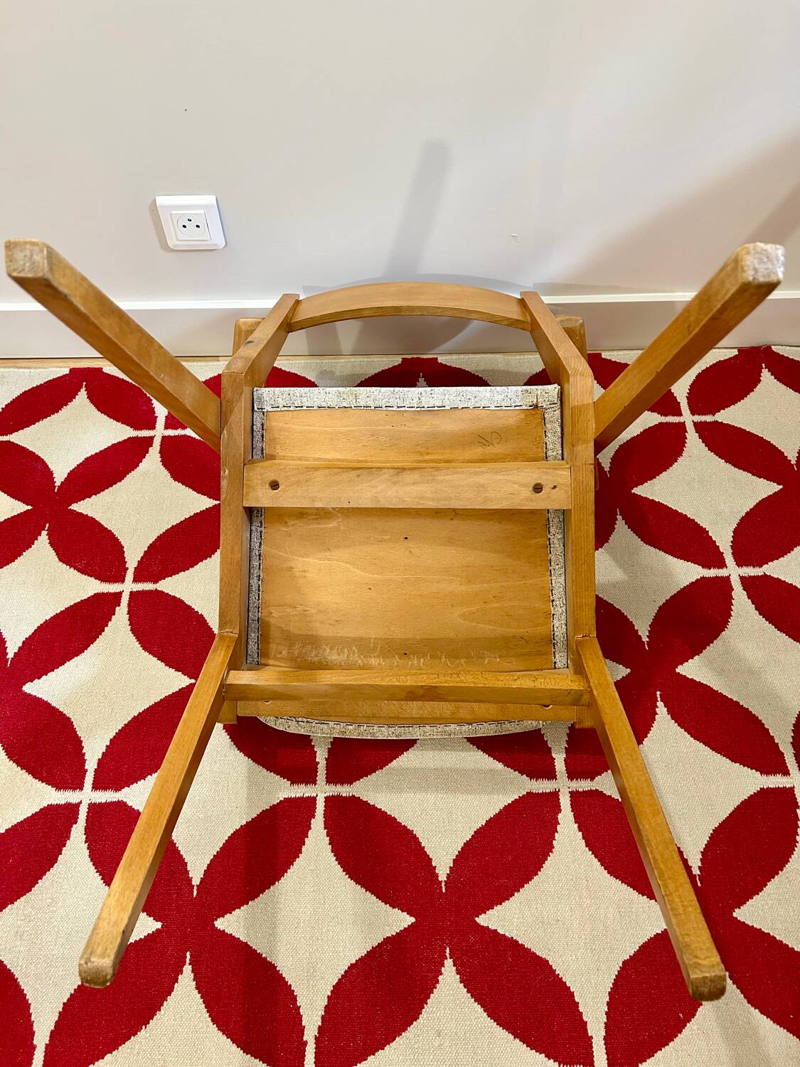 Light wood chair