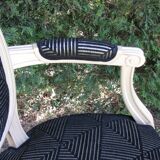 Fauteuil cabriolet style Louis XVI