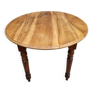 Table XIXe en Orme et - merisier