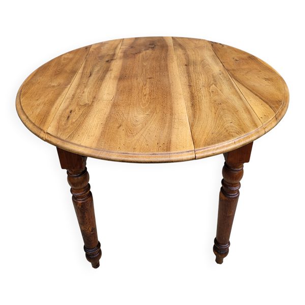Table XIXe en Orme et Merisier : L'élégance Louis-Philippe