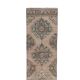 Vintage Turkish hallway rug 86x791 cm