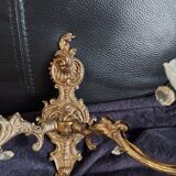Louis xv style bronze wall lamp