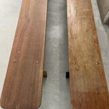 Bancs en bois de gymnastique