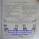 Fischel chair, Napoleon III type Bent wood, circa 1900 - bistro -Canadian-