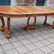 Napoleon III period walnut table from the late 19th century with extensions