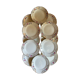 Vintage flat plates decorated with Sarreguemines flowers