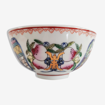 Chinese bowl décor interior scenes and grenades