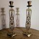 Paire de bougeoirs art deco made in Israel