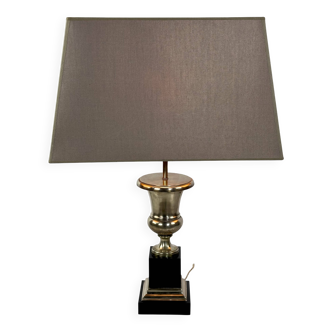 Lampe en bronze et marbre