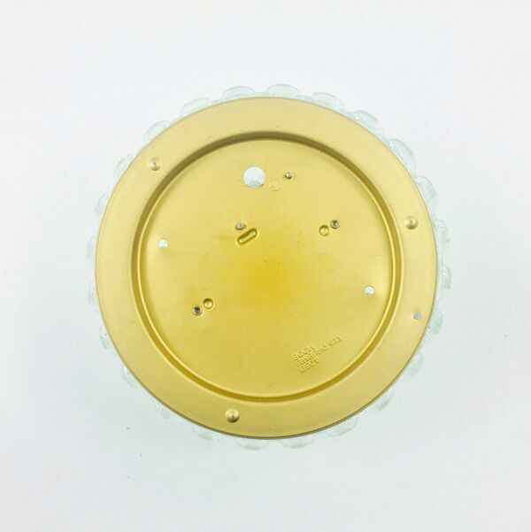 Plafonnier/applique murale en verre bullé de style Mid-Century par H. Tynell, années 1960