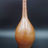 Antique glazed stoneware bottle signed EUG. VINCENT & Cie in Lyon