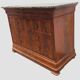 Louois Philippe chest of drawers with double ogees in mahogany and 19th century veneer
