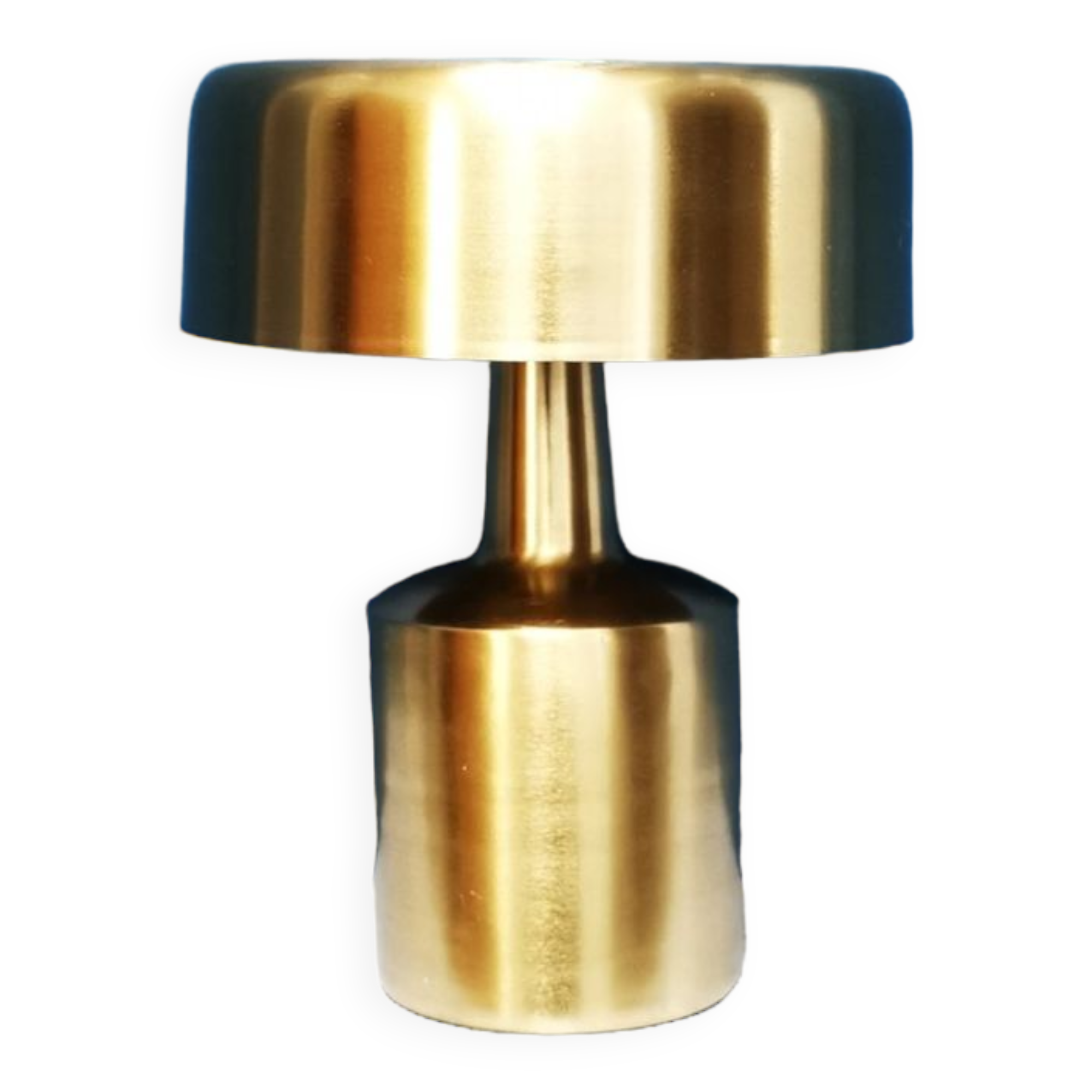 Lampe métal doré