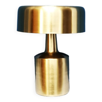 Golden metal lamp