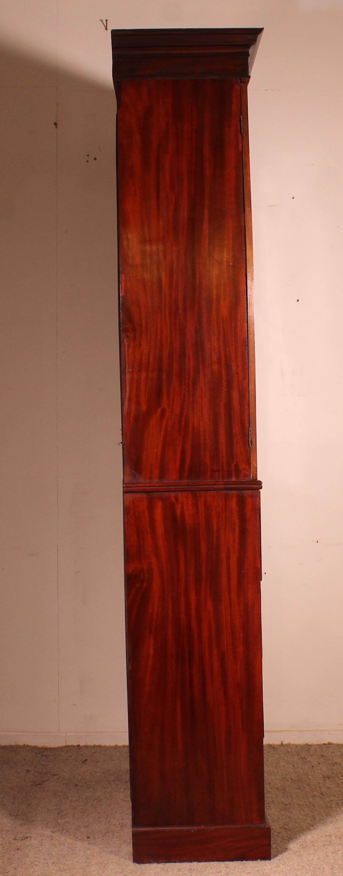 Mahogany bookcase with secretary - 18th century