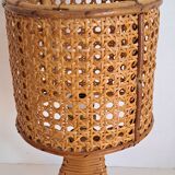 Bamboo bedside lamp and canning